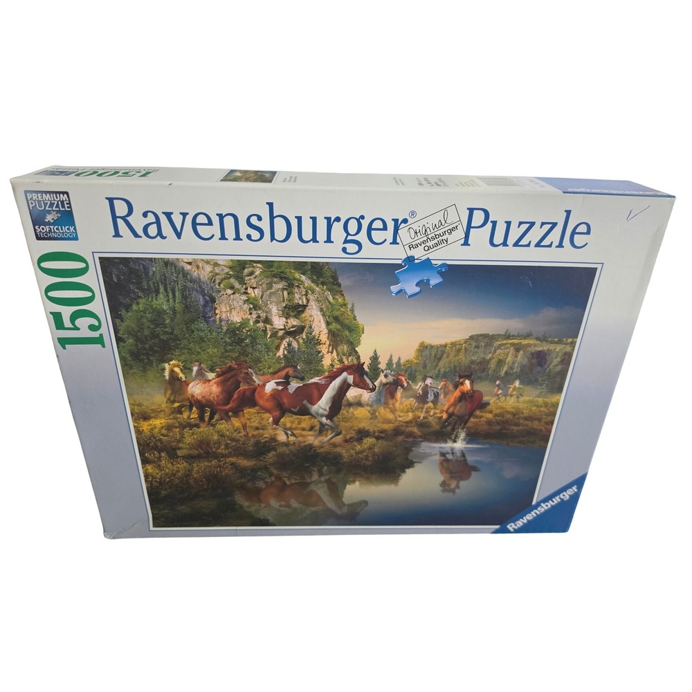 Ravensburger Wild Horses 1500 Piece Jigsaw Puzzle 163045 Roberta Wesley Art